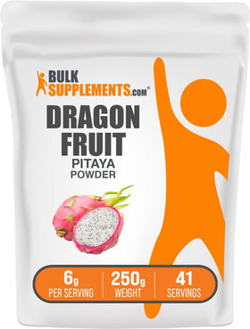 BulkSupplements Poudre de Fruit du Dragon 250g emballage avant