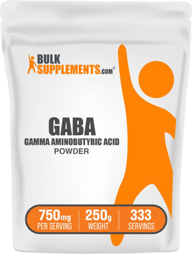 BulkSupplements poudre de GABA 250g vue avant