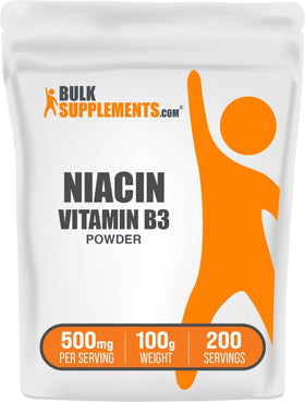 BulkSupplements Poudre de Niacine 500mg en sachet
