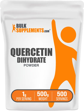 BulkSupplements Poudre de Quercétine Dihydratée 500g devant