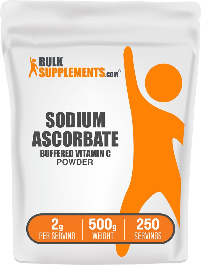 BulkSupplements Sodium Ascorbate Poudre 500g vue avant