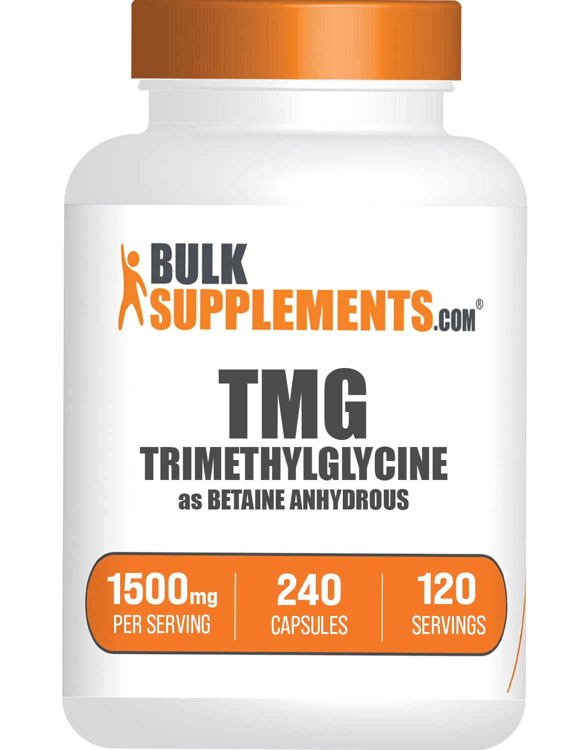 BulkSupplements TMG Capsules 1500mg boîte vue de face