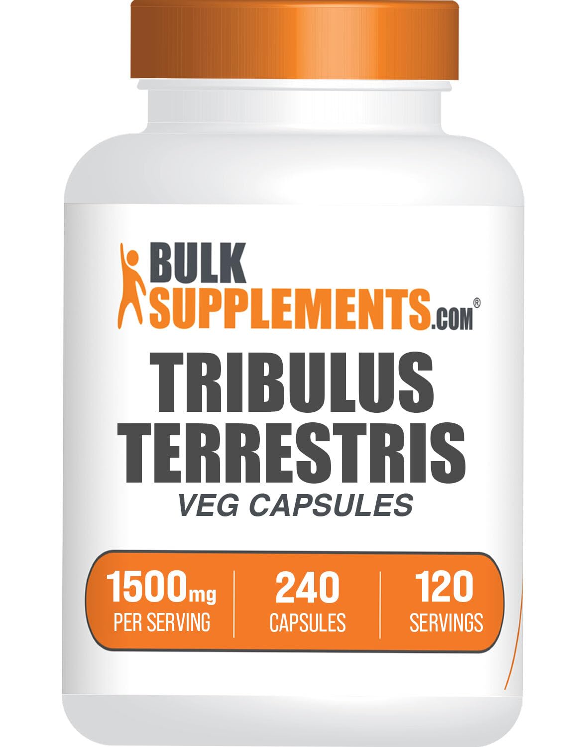 BulkSupplements Tribulus Terrestris Capsules 1500mg avant plan