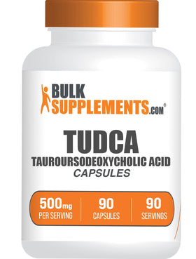 BulkSupplements TUDCA Capsules 500mg vue avant avec étiquette