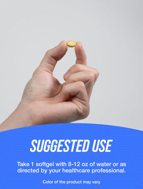 BulkSupplements Vitamine A 10000 IU gélules souples sur une table