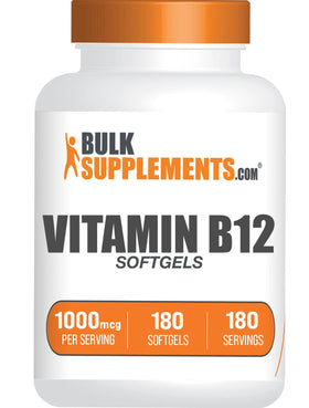 BulkSupplements Vitamine B12 1000 mcg Softgel front view
