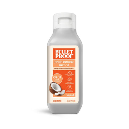 Bulletproof Brain Octane C8 Huile MCT 473 ml vue avant