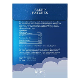 BULPOL Patches de Sommeil effet apaisant