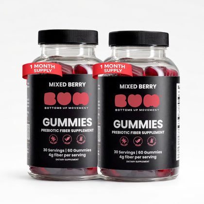 Bum Gummies Prébiotiques 240 Gummies avec emballage