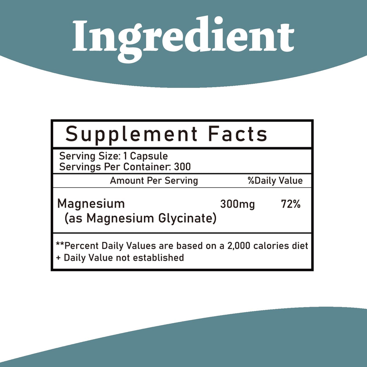 Bumjazz Magnésium Glycinate 300mg capsules emballage