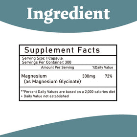 Bumjazz Magnésium Glycinate 300mg capsules emballage
