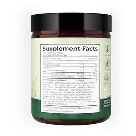 Buporai Gummies de Mousse de Mer 6000mg gummies en gros plan