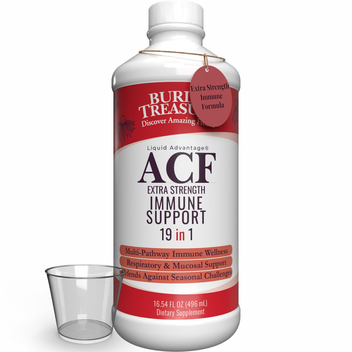 Buried Treasure complément alimentaire liquide 1000mg vitamine C vue de face