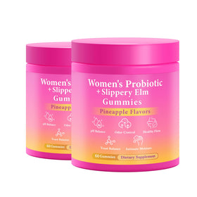 BURMINY Gummies Probiotiques Féminins 120 Gummies Ananas vue de face