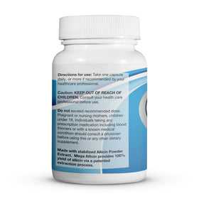 BuyNaturally Ail Allicine 90 capsules avec ingrédients