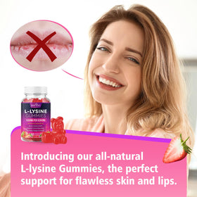 BVIVLOO Gummies L-Lysine 1000mg gummies with berries