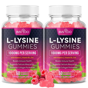 BVIVLOO L-Lysine Gummies 1000mg pot de 120 pièces