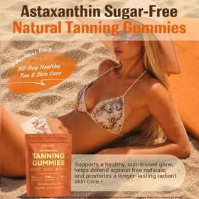 BXRUIAGN Gummies Autobronzantes 60 Comp. side view