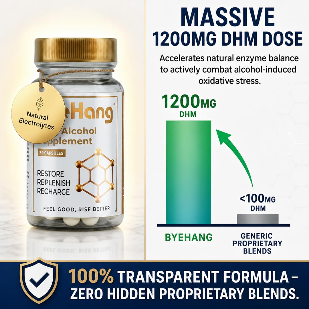 ByeHang DHM 1200 mg côté avec informations nutritionnelles