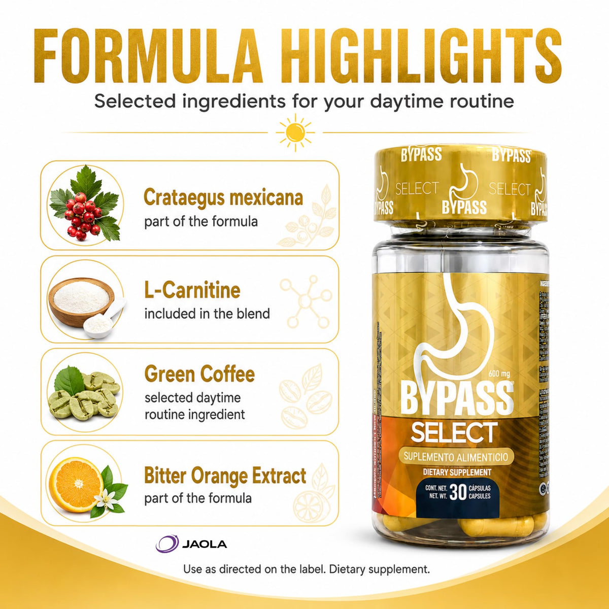 Bypass Select ingredients list detail