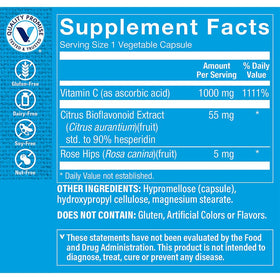 C-1000 Complex The Vitamin Shoppe capsules sur fond blanc