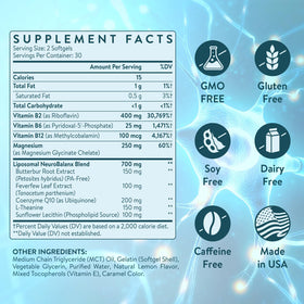 C Calthorvitana Complément Alimentaire Anti-Migraine 60 Gélules Molles avec une main