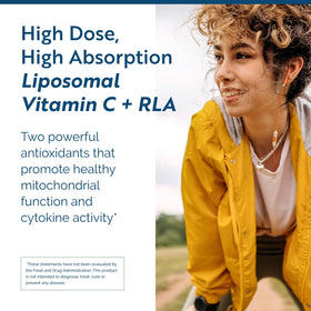 C-RLA de Researched Nutritionals étiquette avec ingrédients et dosage