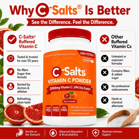 C-Salts Poudre de Vitamine C Tamponnée 789g dans un environnement de cuisine