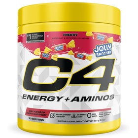 C4 Energy + Aminos Poudre Jolly Rancher Cerise vue de face