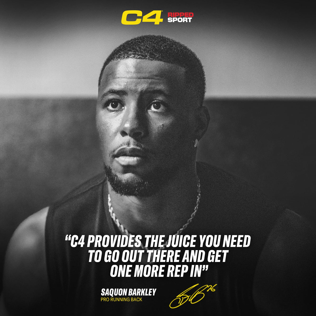 C4 Ripped Sport Pré-Workout 135mg Caféine Fruit Punch avec une cuillère doseuse