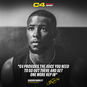C4 Ripped Sport Pré-Workout 135mg Caféine Fruit Punch avec une cuillère doseuse