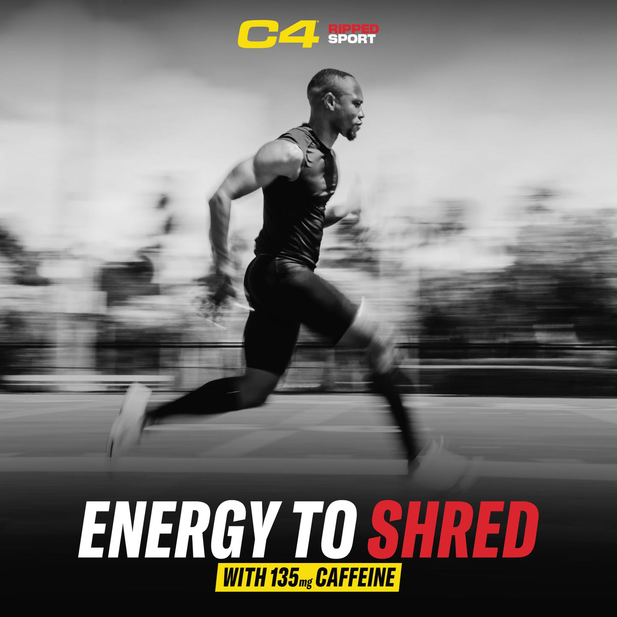 C4 Ripped Sport Pré-Workout 135mg Caféine Fruit Punch côté