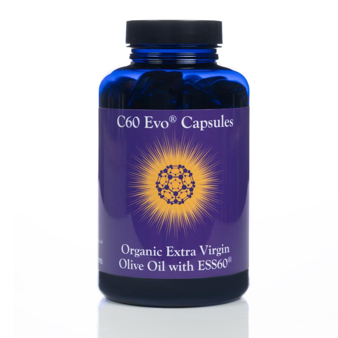 C60 Evo Capsules d'Huile d'Olive ESS60 180 Softgels vue de face