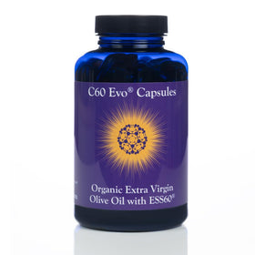 C60 Evo Capsules d'Huile d'Olive ESS60 180 Softgels vue de face