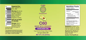 C60 Purple Power C60 en huile d'avocat bio avec cuillère doseuse