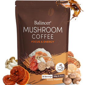 Café aux Champignons Balincer 181g vue avant avec emballage