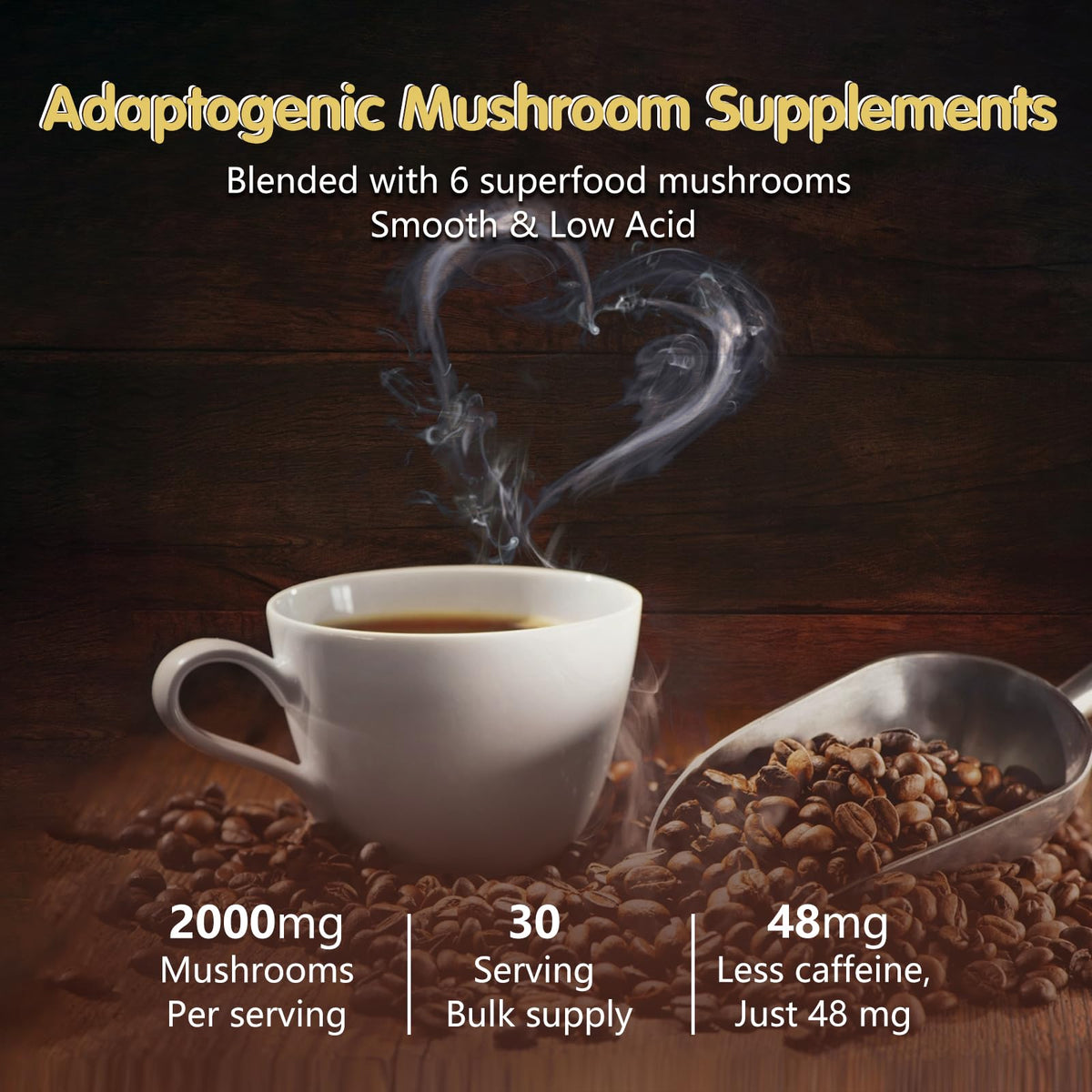 Café aux Champignons Balincer 200g - ingrédients naturels
