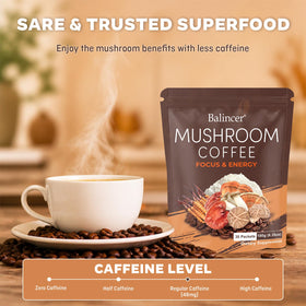 Café aux champignons Balincer avec lait et crème