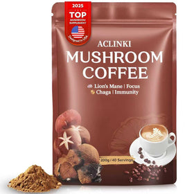 Café aux champignons bio ACLINKI 7 champignons vue avant