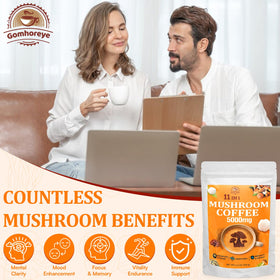 Café aux Champignons Gomhoreye 11 Superaliments avec ingrédients naturels