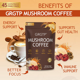 Café aux Champignons GRGTP 621g en préparation avec eau chaude