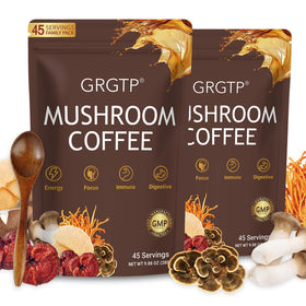 Café aux Champignons GRGTP 621g vue avant avec emballage