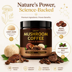 Café aux Champignons GRGTP, préparation avec eau chaude