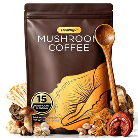 Café aux Champignons HealthyVi 15 Variétés 308g - vue de face