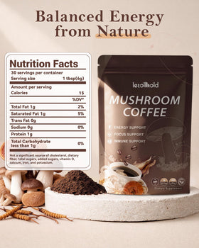 Café aux Champignons letollhold avec eau chaude