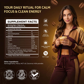 Café aux Champignons OVIA 10, présentation avec d'autres produits OVIA