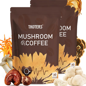 Café aux Champignons TAOTERS 390g vue avant avec emballage
