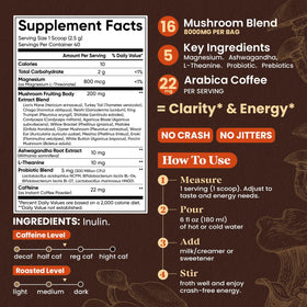 Café Champignon Fidus 16 en 1 avec des notes de caramel et de noisette