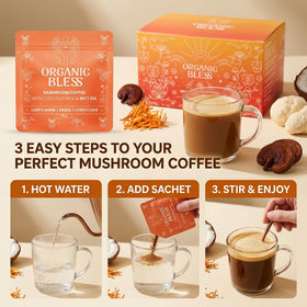 Café champignon Organic Bless avec lait d'amande