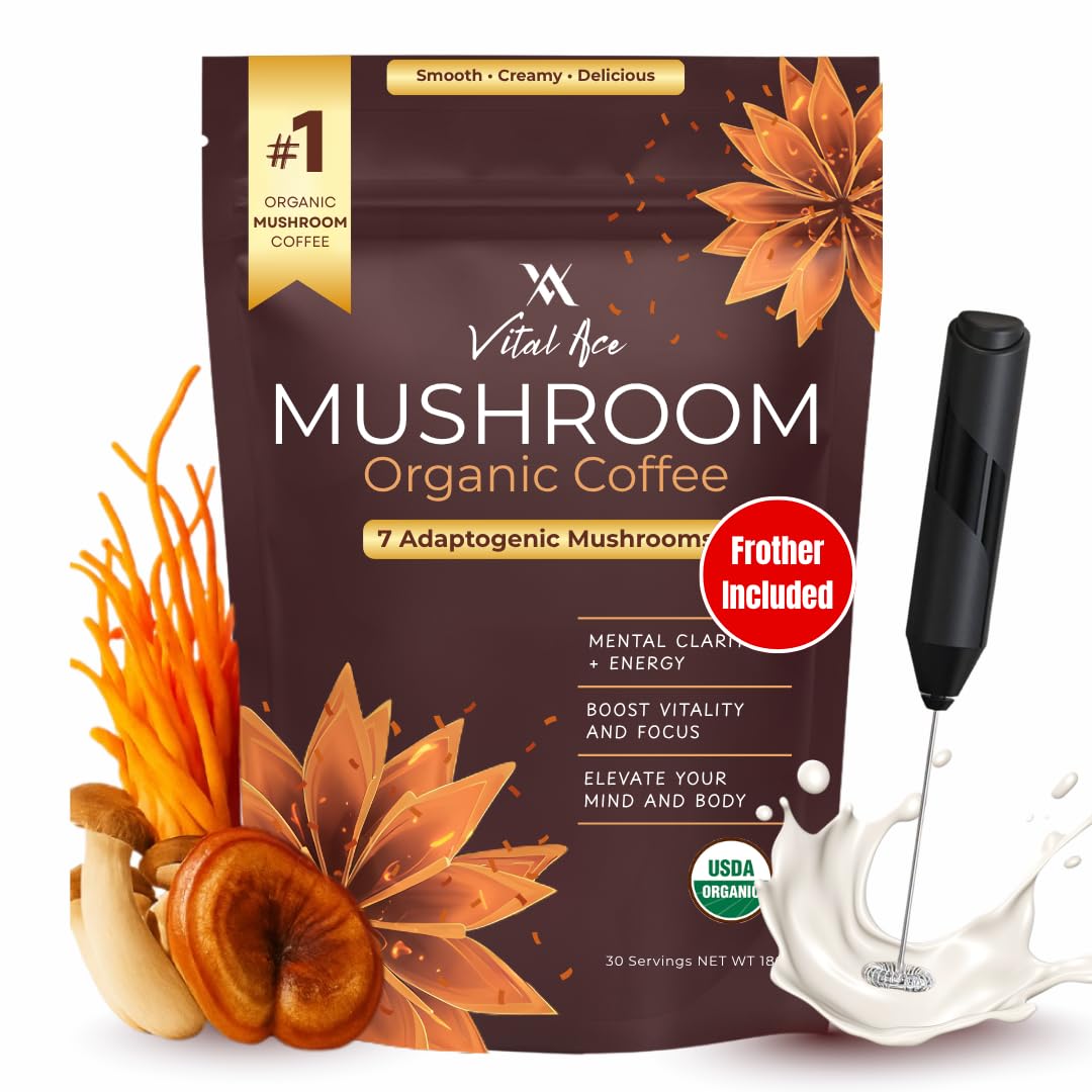 Café de champignons Vital Ace mélange biologique en sachet